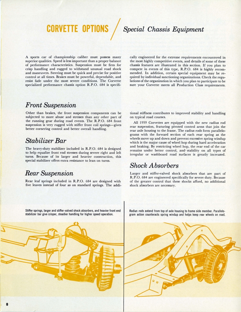 1959 Corvette Equipment Guide Page 14